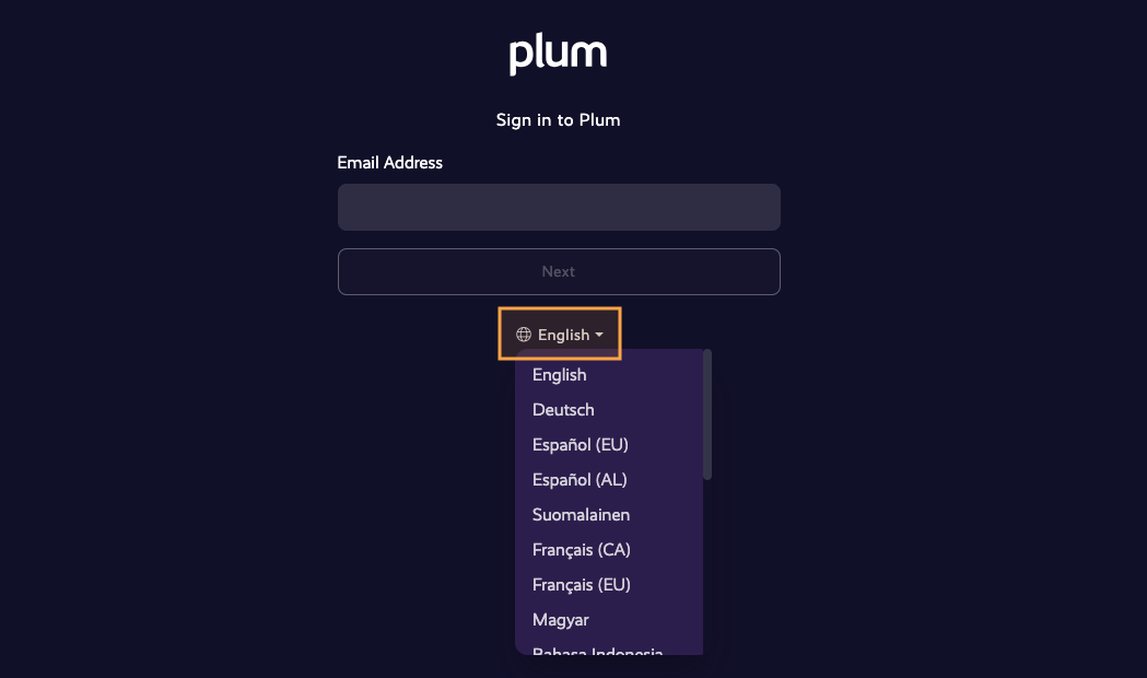 Image of language picker