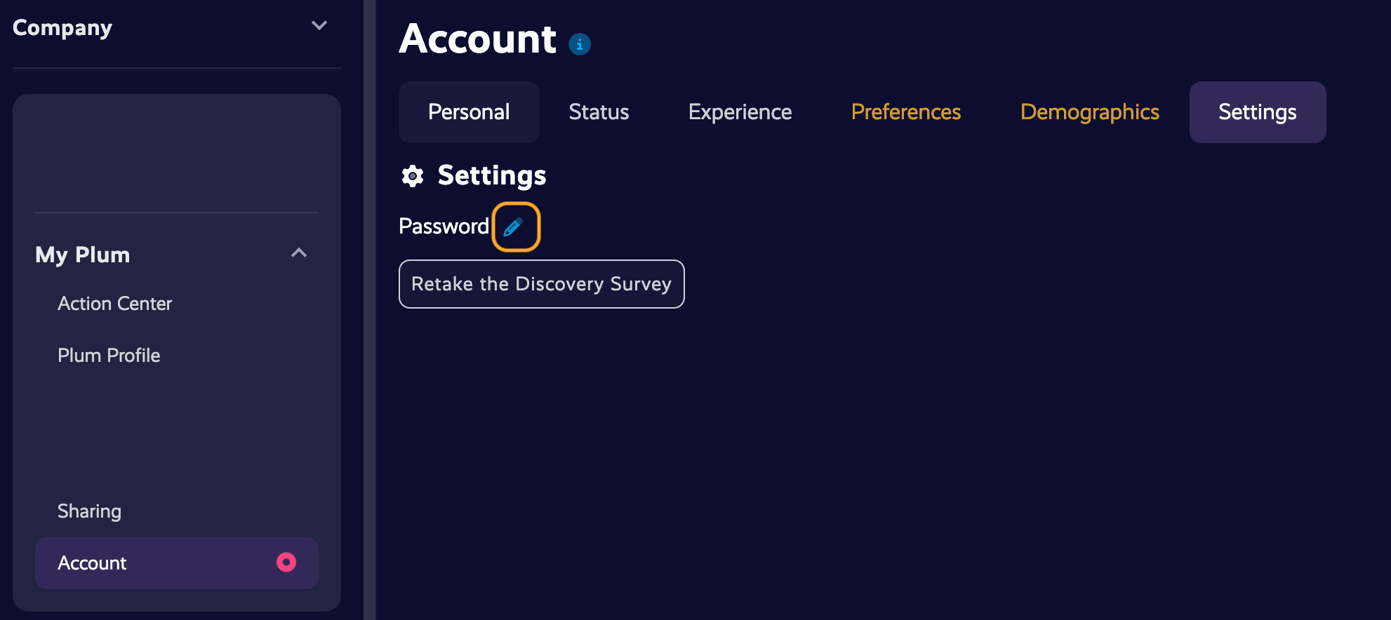 How can I reset or change my password? Plum Help Center